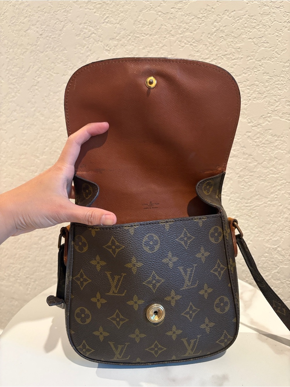 Louis Vuitton Saint Cloud Brown Monogram Crossbody Bag - Picture 7 of 15